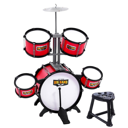 Goslash Picks Keezi Kids 7 Drum Set Junior Drums Kit