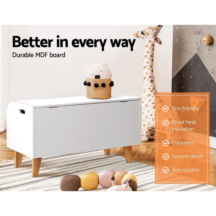 Keezi Kids Toy Box Bookshelf Storage Children Room Bookcase