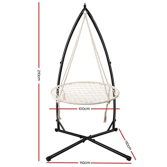 Keezi Kids Outdoor Nest Spider Web Swing Hammock Chair
