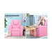Keezi Kids Recliner Chair Pink Pu Leather Sofa Lounge Couch