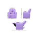Keezi Kids Recliner Chair Purple Pu Leather Sofa Lounge