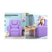 Keezi Kids Recliner Chair Purple Pu Leather Sofa Lounge