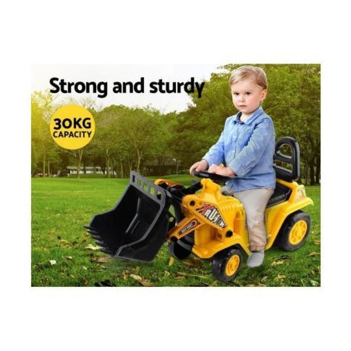 Keezi Kids Ride on Bulldozer - Yellow