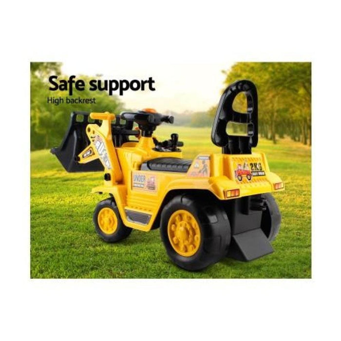Keezi Kids Ride on Bulldozer - Yellow