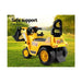 Keezi Kids Ride on Bulldozer - Yellow