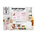 Keezi Kids Wooden Kitchen Play Set - White & Pink