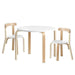 Keezi Nordic Kids Table Chair Set 3pc Desk Activity Study