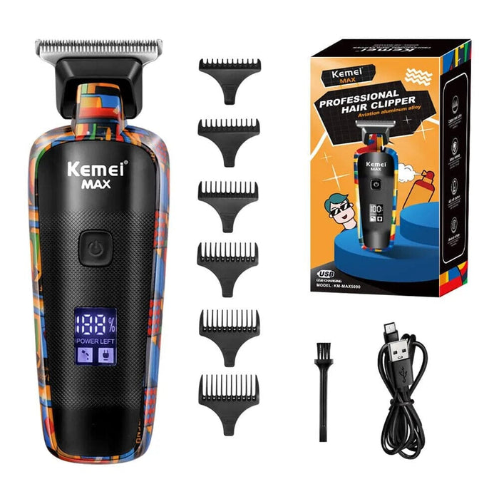 Kemei 5090 Professional Barber Hair Clipper with Digital
