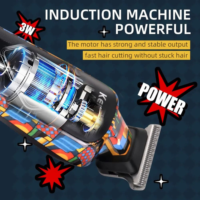 Kemei 5090 Professional Barber Hair Clipper with Digital