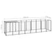 Dog Kennel Black Steel Tbnxxbb