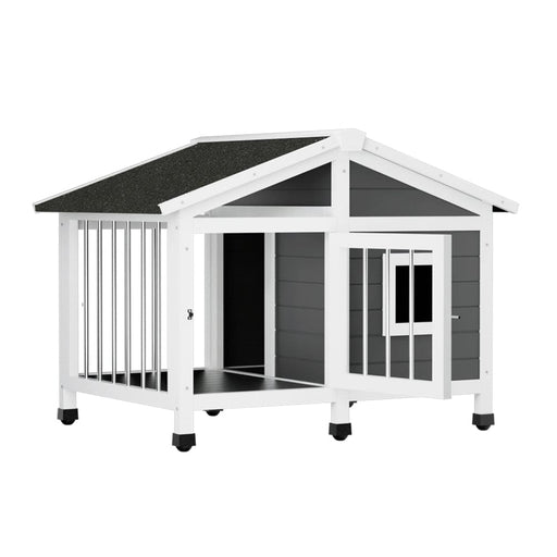 Dog Kennel House Large Wooden Outdoor Pet Kennels Indoor