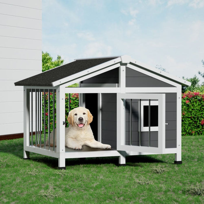 Dog Kennel House Large Wooden Outdoor Pet Kennels Indoor
