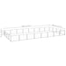 Dog Kennel Silver 32 M² Steel Tbnxopa