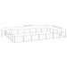 Dog Kennel Silver 35 M² Steel Tbnxolp