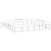 Dog Kennel Silver 36 M² Steel Tbnxoia