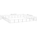 Dog Kennel Silver 49 M² Steel Tbnxont