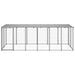 Nz Local Stock- Dog Kennel Silver Steel Opbinl