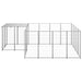 Dog Kennel Silver Steel Tbnxxbn
