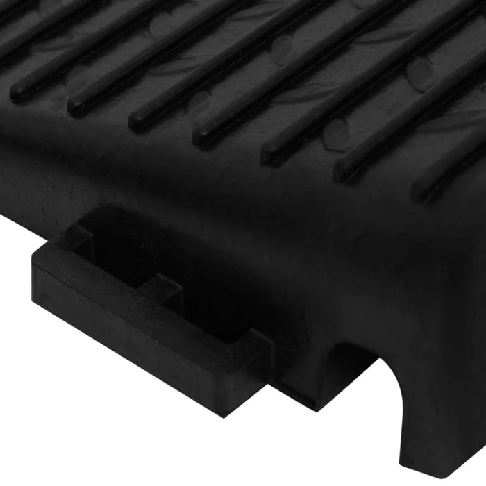 Kerb Ramps 2 Pcs 50x30x11 Cm Rubber Opbkno