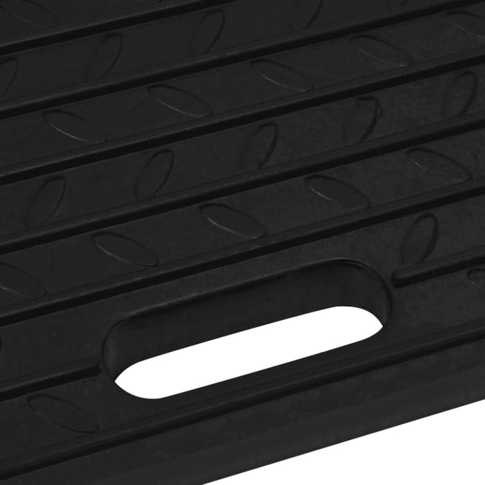 Kerb Ramps 2 Pcs 50x30x11 Cm Rubber Opbkno