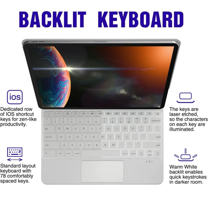 Nz Local Stock-keyboard for Ipad Pro 11 Inch 2022 Magnetic