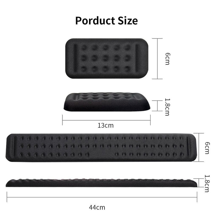 Keyboard and Mouse Wrist Rest Ergonomic Memory Foam Hand