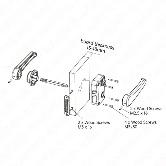 Keyless Camper Door Lock For Rvs And Boats