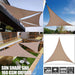 Khaki Regular Triangle Shade Sail Waterproof Polyester