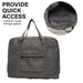 Khaki Shopper Bag Travel Duffle Foldable Laptop Luggage