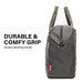 Khaki Shopper Bag Travel Duffle Foldable Laptop Luggage