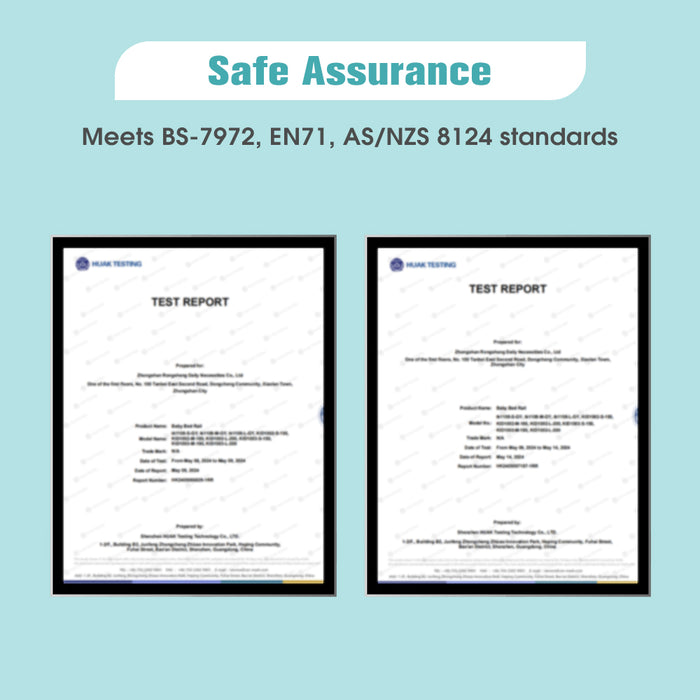 Baby Bed Rail 200X98Cm Height Adjustable Kids Safety Toddler Protect