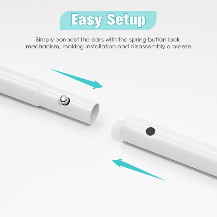 Baby Bed Rail 200X85Cm Adjustable Folding Kids Safety Toddler Protect