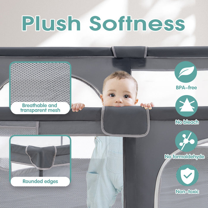 Baby Playpen Child Safety Gate Kids Playpen Child Play 2 Door 150X180Cm