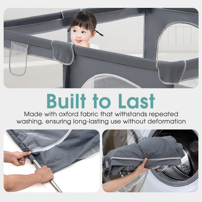 Baby Playpen Child Safety Gate Kids Playpen Child Play 2 Door 150X180Cm