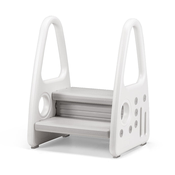 2 Steps Toddler Step Ladder For Bathroom Sink Toilet Training Kitchen