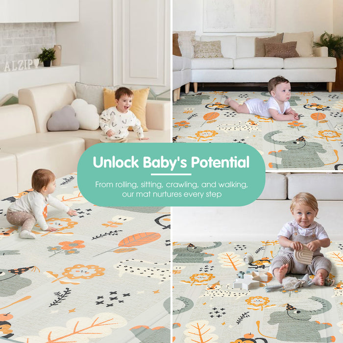 Kid Play Mat Baby Crawling Xpe Foam Foldable Pad Double Non-Slip Carpet