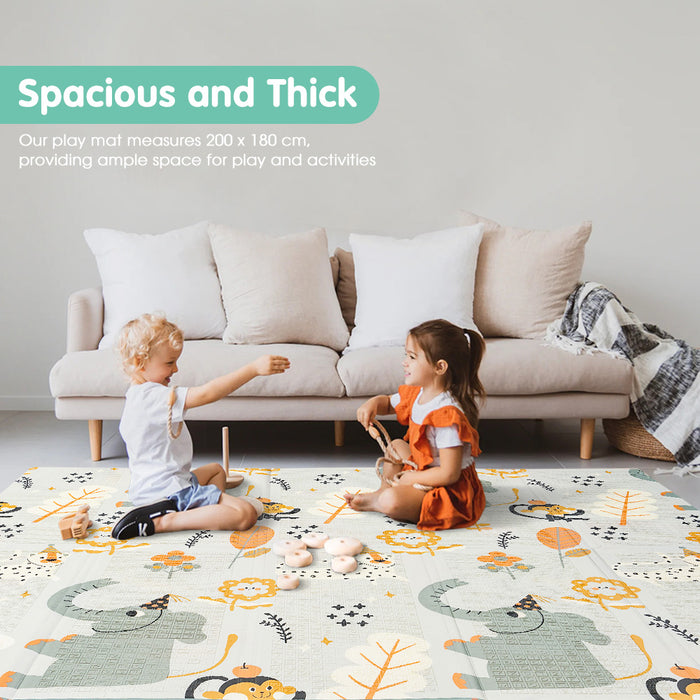 Kid Play Mat Baby Crawling Xpe Foam Foldable Pad Double Non-Slip Carpet