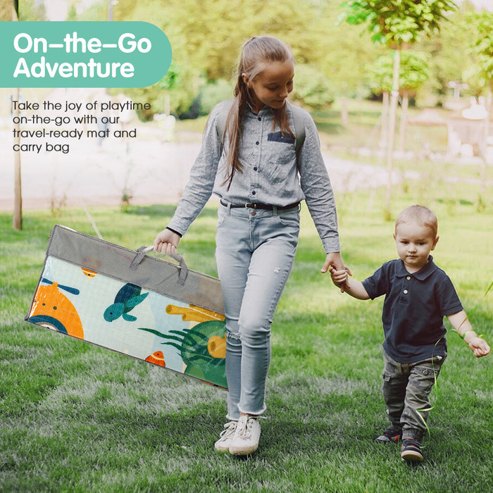 Kid Play Mat Baby Crawling Xpe Foam Foldable Pad Double Non-Slip Carpet