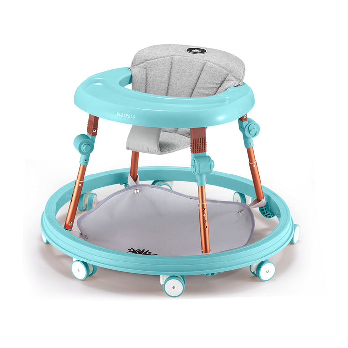 3-In-1 Baby Walker Adjustable Stroller Kids Ride On Toy Black Mint