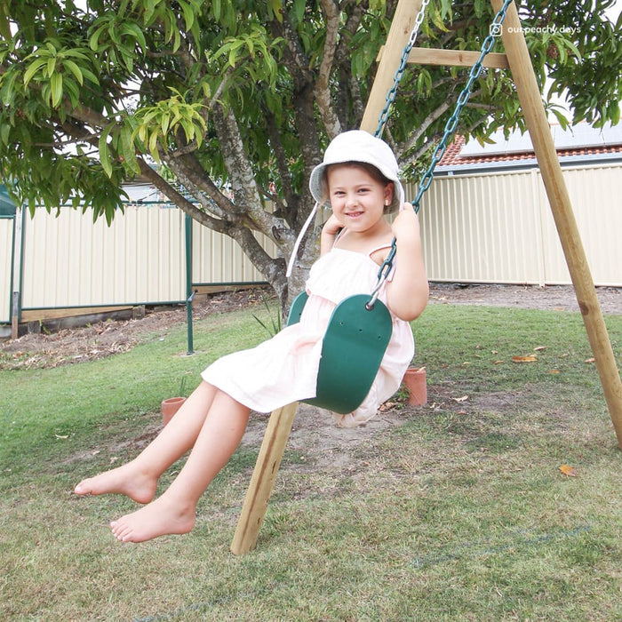 Kids Amber 3 Double Belt Swing Set