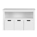 Kids Bookshelf 3 Drawers Storage Children Bookcase Toy