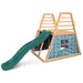 Kids Cooper Climbing Frame With 1.8m Green Slide