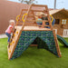 Kids Cooper Climbing Frame With 1.8m Green Slide