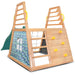 Kids Cooper Climbing Frame With 1.8m Green Slide