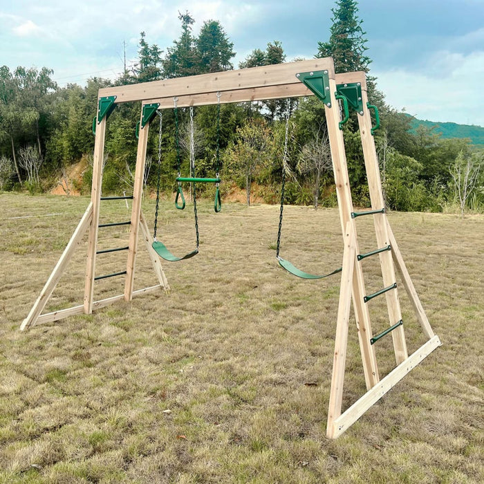 Kids Daintree 2 - in - 1 Monkey Bars & Swing Set