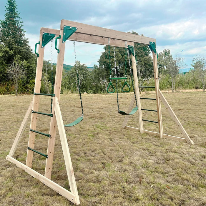 Kids Daintree 2 - in - 1 Monkey Bars & Swing Set