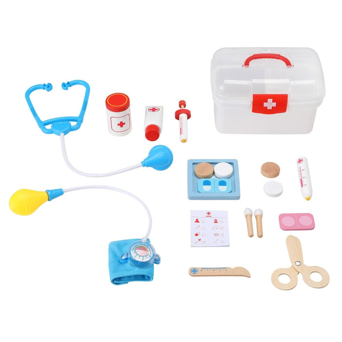 Kids Doctor Nurse Medical Case Pretend Play Set Stethoscope