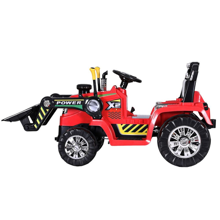 Kids Electric Ride on Car Bulldozer Digger Loader Remote 6v