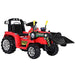 Kids Electric Ride on Car Bulldozer Digger Loader Remote 6v