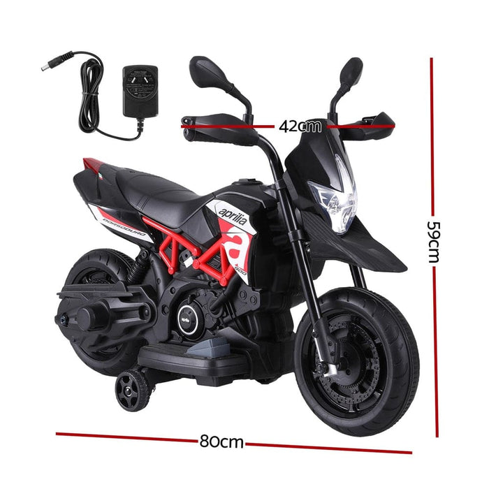 Kids Electric Ride On Car Motorcycle Motorbike Aprilia